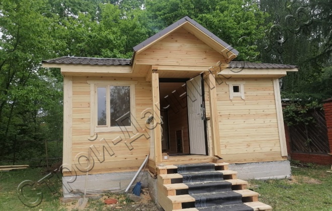 1 Брусовая баня  25 М², Московская область, Щелковский район, СНТ «Кожино» (13)